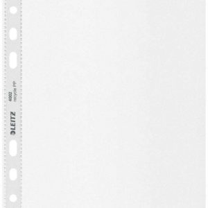 Leitz Recycle Funda A5 - Plastico Reciclado - Compensacion de Co2 - 100% Reciclable - Transparente