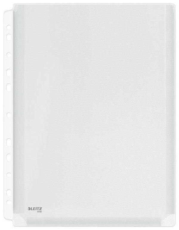 Esselte Fundas Fuelle Estandar A4 PVC Liso Multitaladro-11 - Capacidad 200 Hojas - Transparente (170 Micras)