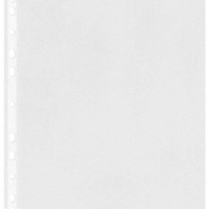 Esselte Eco Funda Portadocumentos - Lamina de PP Transparente de 0,05mm - Acabado Piel de Naranja - A4 - Caja de 100 - 11 Taladros - Reciclable - Grabado en Relieve - Color Transparente