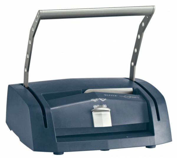 Leitz Maquina Encuadernar Impressbind 280 - Sistema Encuadernacion por Presion Canal Metalico - Encuaderna Hasta 280 Hojas - A4 - Rapida y Sencilla de Usar - Indicador Verde - Desencuadernador Incluido - Ahorro de Espacio