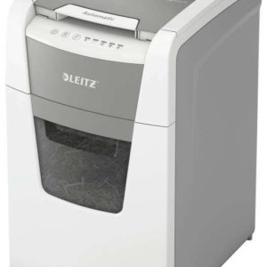 Leitz IQ 150 Autofeed P5 Destructora Automatica para Oficina - Tritura 150 Hojas Automaticamente - Micro Corte Din P5 - Blanco
