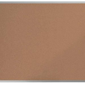Nobo Essence Tablero de Anuncios de Corcho 900x600mm - Montaje en Esquinas - Superficie de Corcho - Marco de Aluminio Anodizado - Color Natural
