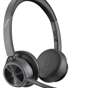 Plantronics Voyager 4320 UC M Auriculares con Microfono Bluetooth - Almohadillas Acolchadas - Controles en Auricular- Color Negro