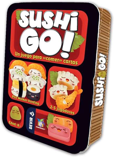 Sushi Go Juego de Cartas - Tematica Gastronomia/Oriental - De 2 a 5 Jugadores - A partir de 10 Años - Duracion 15min. aprox.