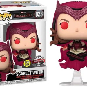 Funko Pop Marvel WandaVision Scarlet Witch Ed. Glows in the Dark - Figura de Vinilo - Altura 9cm aprox.