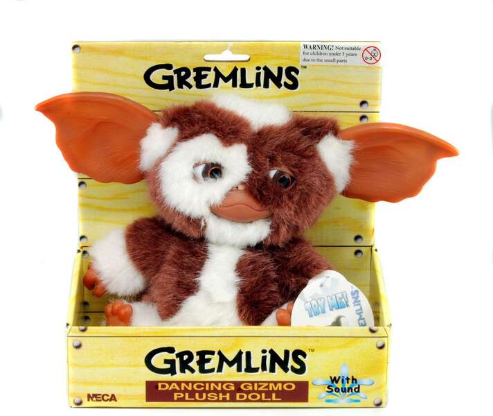 Neca Gremlins Gizmo Bailarin - Peluche con Sonido y Movimiento - Altura 20cm aprox.