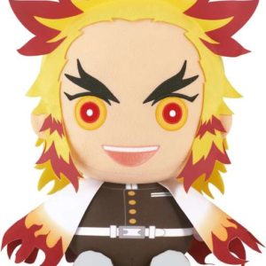 Banpresto Demon Slayer Kimetsu No Yaiba Kyojuro Rengoku - Peluche Grande - Altura 32cm aprox.