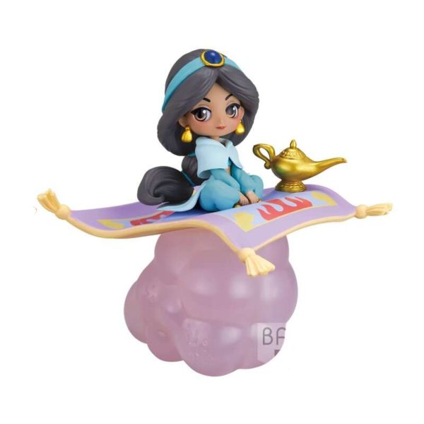 Banpresto Disney Stories Aladdin Q Posket Jasmine Ver. B - Figura de Coleccion - Altura 10cm aprox. - Fabricada en PVC y ABS