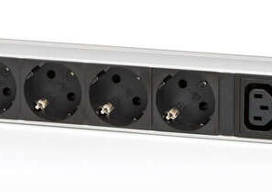 Salicru Regleta SPS PDU Unidad de Distribucion de Energia - 4 Tomas Schuko y 6 Tomas IEC C13 - Color Negro