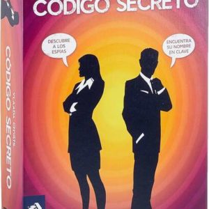 Codigo Secreto Juego de Cartas - Tematica Detectivesca - De 2 a 8 Jugadores - A partir de 8 Años - Duracion 15min. aprox.