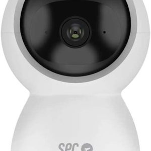 SPC Lares 360 Camara de Vigilancia Wifi - Giro 360º - Full HD 1080P - Seguimiento de Personas - Vision Nocturna - Diseño Discreto - Control desde tu Smartphone - Color Blanco