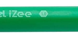 Pentel iZee Boligrafo de Bola Retractil - Punta 0.7mm - Trazo 0.35mm - Clip de Metal - Color Verde