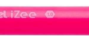 Pentel iZee Boligrafo de Bola Retractil - Punta 0.7mm - Trazo 0.35mm - Clip de Metal - Color Rosa