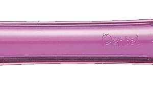 Pentel Fiesta II Portaminas HB 0.5mm con Goma - Incluye 2 Recargas - Grip de Goma - Diseño Ergonomico - Color Rosa