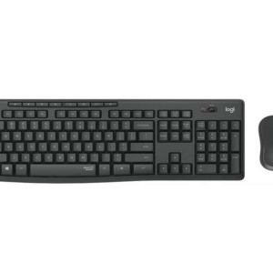 Logitech MK295 Pack Inalambrico Teclado (Portugues) + Raton 1000dpi 3 Botones - Teclas y Botones Silenciosos - Uso Ambidiestro - Color Negro
