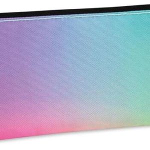 Milan Sunset Estuche Pequeño Plano Rectangular - Tejido Resistente a las Roturas y Rasgaduras - Medidas 23x9x1.3cm - Modelo Color Negro