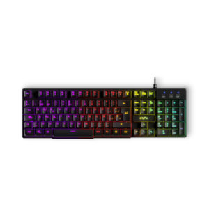 Energy Sistem Teclado Gaming ESG K2 Ghosthunter - Teclado de Membrana - QWERTY - Luces LED - 19 Teclas Anti-Ghosting - Color Negro
