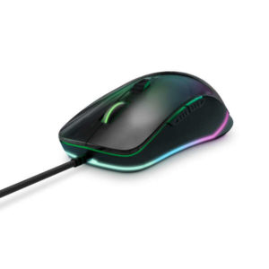 Energy Sistem Raton Gaming ESG M3 Neon - Efecto Espejo - USB Cable Trenzado - RGB LED Light - 7200dpi - Color Negro