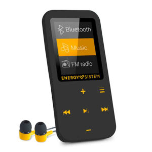 Energy Sistem MP4 Touch Bluetooth Amber - 16GB - Botones Tactiles - Radio FM - MicroSD - Color Negro