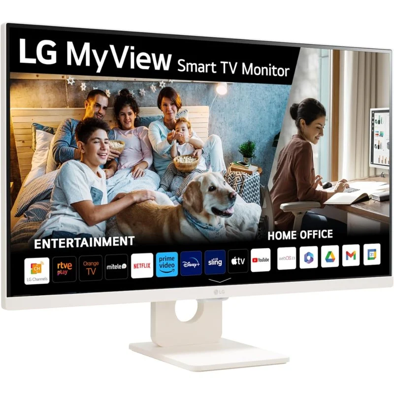LG MyView Smart Monitor 27" LED IPS FullHD 1080p 60Hz WiFi, Bluetooth - Altavoces - Angulo de Vision 178º - 16:9 - HDMI, USB - VESA 100x100