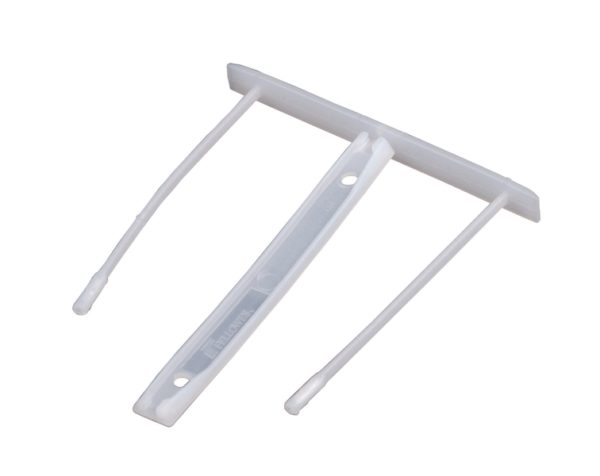 Bankers Box Pack de 100 Fastener de 85mm de Plastico - Facilita El Traspaso de Papeles - 2 Piezas de Polipropileno Reciclado - Capacidad de Hasta 500 Hojas