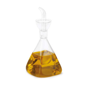 Orbegozo ACT 126 Aceitera Vidrio Borosilicato - Practica Boquilla Extraible - Diseño Antigoteo - Flujo Constante y Regulado - Resistente y Duradera