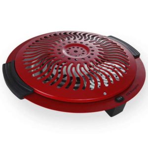 Orbegozo BR 50 a Brasero Electrico Ultra Plano - Potencia Ajustable - Asas de Toque Frio - Reflector de Calor - Seguro y Eficiente