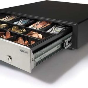 Safescan HD-4141S Cajon Portamonedas - 8 Compartimentos para Monedas y 4 para Billetes - hasta 2 Millones de Aperturas