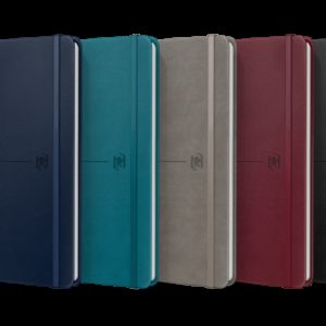 Oxford Signature Cuaderno Cosido Tapa Extradura A5 Liso - 80 Hojas - Colores Surtidos