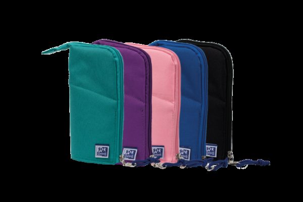 Oxford Teen Cubilet Estuche - Diseño Juvenil y Colorido - Incluye Surtido de Utiles Escolares - Ideal para Adolescentes