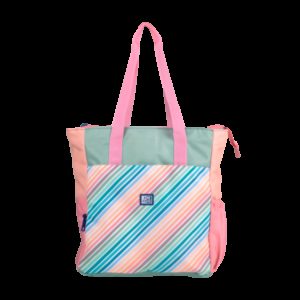 Oxford Tote Bag Convertible 2 en 1 Colorblock - Poliester Reciclado RPET - Capacidad de 30L - Versatil y Ecologico