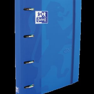 Oxford Touch A4+ Europeanbinder - Tapa Extradura Resistente - Lomo de 45mm - Anillas 4Dx35mm - Incluye Recambio 5x5 - Color Denim