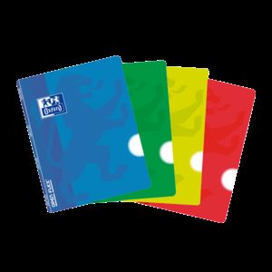 Oxford School Classic Openflex A5 - Tapa de Plastico - Libreta Grapada - Liso - 48 Hojas - Colores Surtidos