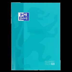 Oxford School Touch Cuaderno de Recambio - Tamaño A4 - Tapa Blanda - Encolado 5x5 - 80 Hojas
