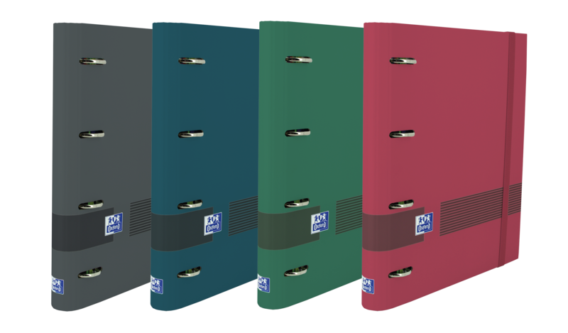 Oxford & You A4+ Europeanbinder - Tapa Extradura - Lomo 45mm - Anillas 4Dx35mm - Recambio 5x5 - Pizarra Write & Erase - Regla con Indices Removibles