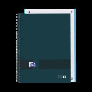 Oxford & You A4+ Europeanbook - Tapa Extradura Resistente - Cuaderno con 80 Hojas - Cuadricula 5x5 - Color Azul