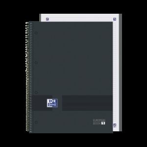 Oxford & You A4+ Europeanbook - Tapa Extradura Resistente - Cuadricula 5x5 - 80 Hojas - Color Negro