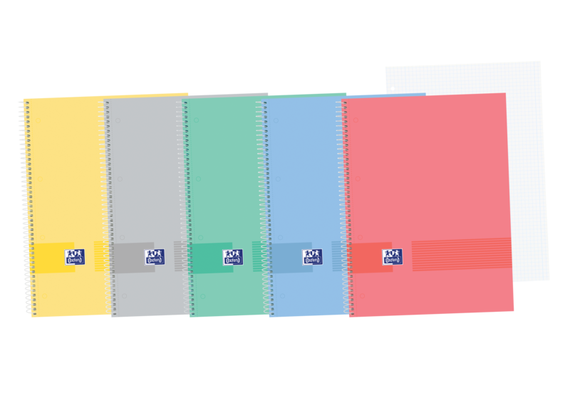 Oxford & You Europeanbook A4+ Tapa Extradura - Cuaderno con 100 Hojas - Tamaño A4+ - 5x5 con 2 Margenes
