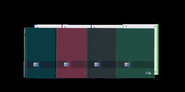 Oxford & You Europeanbook A4+ Tapa Extradura - Cuaderno con 80 Hojas - Tamaño 1 5x5 - Colores Neutros