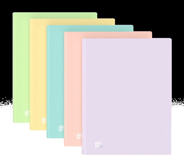 Oxford A4 40F PP TR Past St - Cuaderno de Notas con Tapa Dura - Tamaño A4 - 40 Hojas - Papel Resistente - Diseño Moderno