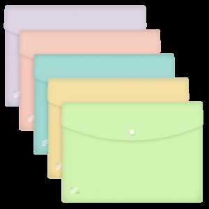 Oxford Broche A4 PP Transparente - Resistente y Duradero - Tamaño Estandar - Facil de Abrir y Cerrar