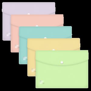 Oxford Broche A5 PP Transparente - Resistente y Duradero - Tamaño Estandar - Transparente - Ideal para Documentos de Tamaño A5