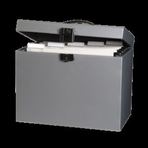 Oxford Class N' Go Classic Maletin de Metal para Carpetas Colgantes A4 - Resistente y Duradero - 220x295x370mm - Ideal para Organizar Documentos - Practico y Funcional