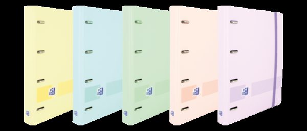 Oxford Ebind Oxfl&G Cuaderno A5+ Tapa Pastel+R5 Puntos Pastel - Papel de Alta Calidad - Tamaño A5+ - Tapa Resistente - Diseño de Puntos Pastel