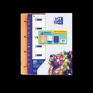 Oxford Europeanbinder Oxfcla A4 - Carpeta de Tamaño A4 - Incluye 10 Fundas Transparentes - con Etiqueta para Identificacion