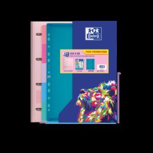 Oxford Europeanbinder Oxfl&G A4+Pp Sb+Sep Pas Sur - Carpeta de Tamaño A4+ con Separadores - Bolsillo de Polipropileno - Pasadores de Sujecion - Ideal para Organizar Documentos