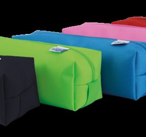 Oxford Kangoo Kids Estuche Cuadrado Grande - Poliester Resistente - Colores Surtidos