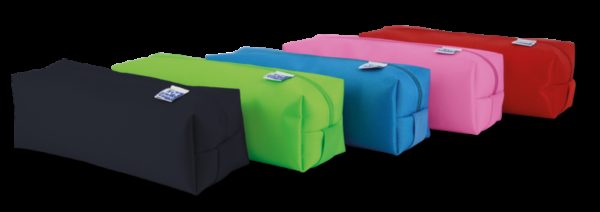Oxford Kangoo Kids Estuche Cuadrado Grande - Poliester Resistente - Colores Surtidos