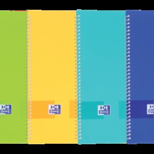 Oxford Live & Go A4 Carpeta de Fundas - Tapa de Plastico Opaco - Espiral 40 Fundas - Color Vivos