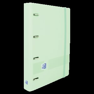 Oxford Live & Go A4+ Polyfoam Europeanbinder - Lomo de 45mm - Anillas de 4Dx35mm - Incluye Recambio 5x5 - Color Verde